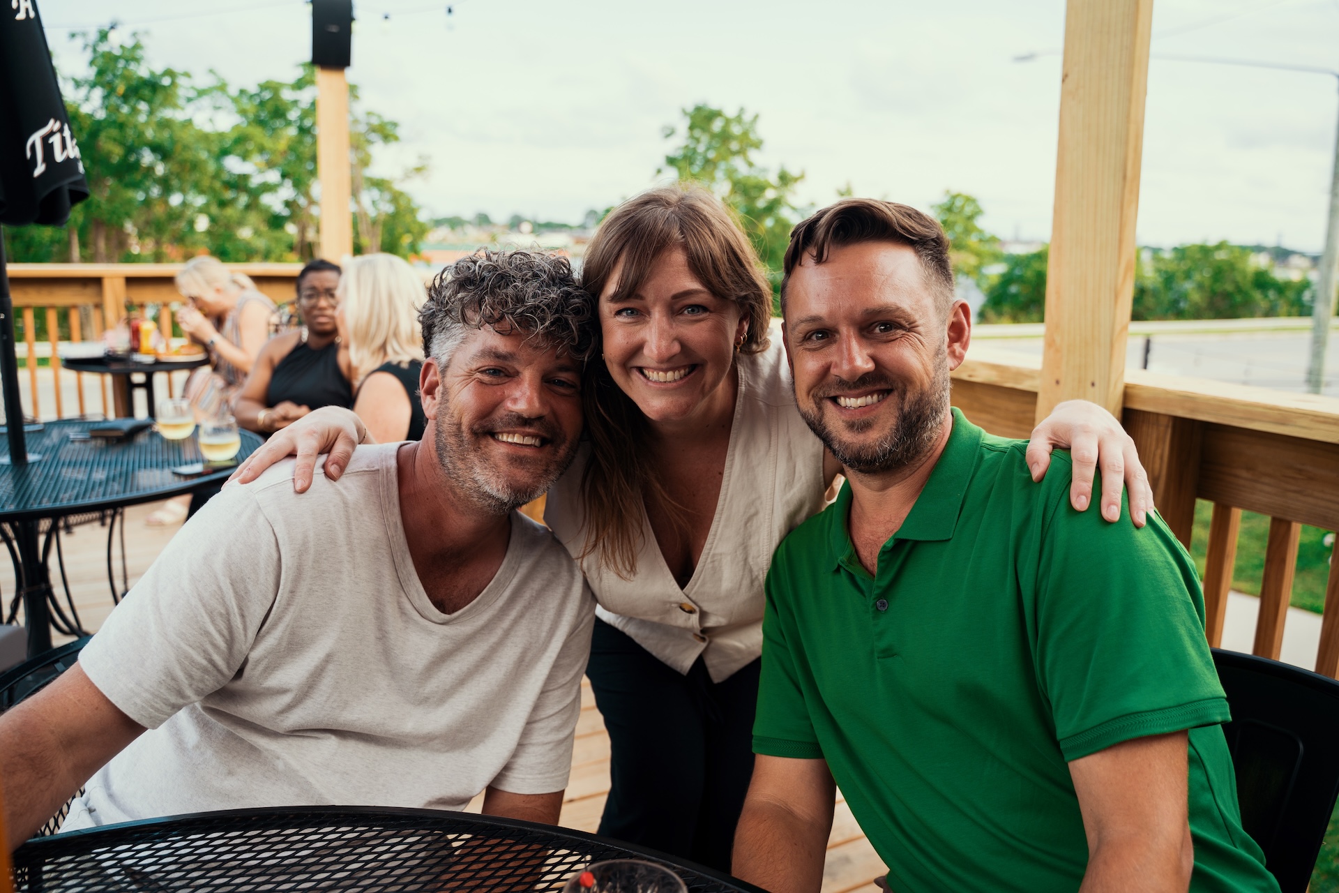 People gathering at TolHouse